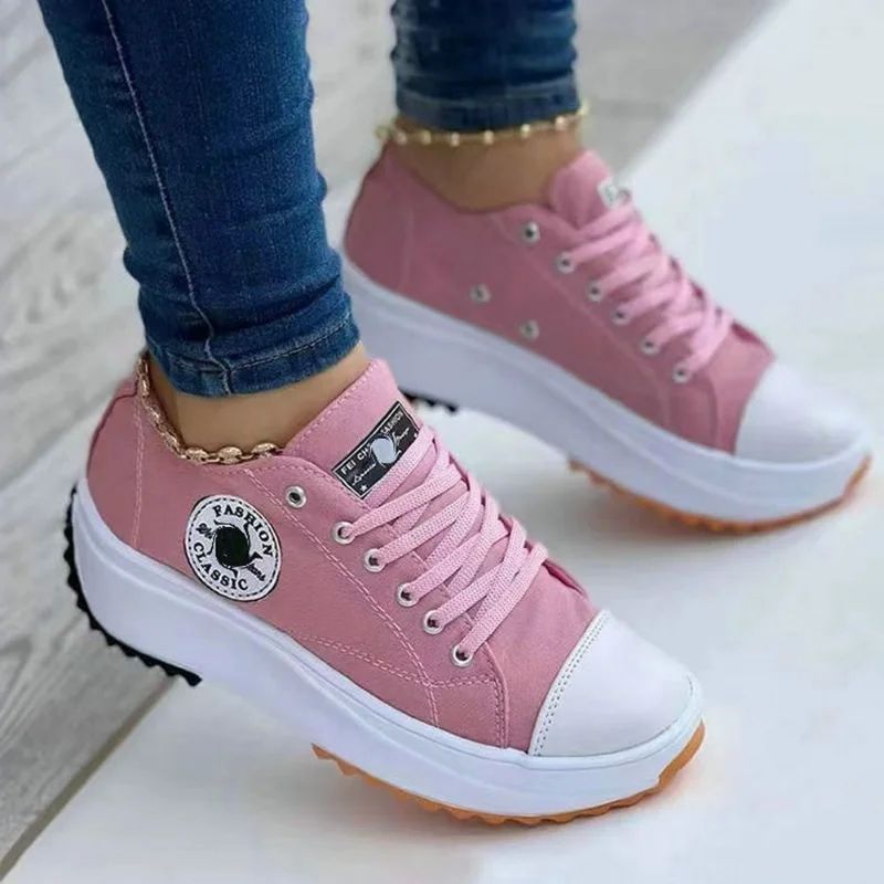 Speedy 2023classic White Canvas Shoes Women Sneakers Solid Speedy 2023classic White Canvas Shoes Women Sneakers Solid J&E Discount Store