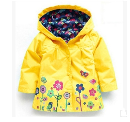 Girls cute hooded windproof rain jacket Girls cute hooded windproof rain jacket J&E Discount Store