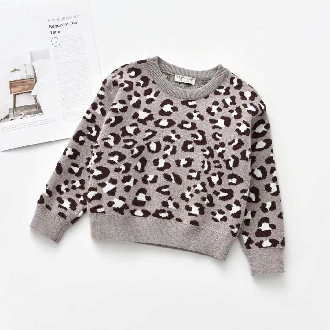 Style Jumper Leopard Sweater New Style Jumper Leopard Sweater For Kids J&E Discount Store
