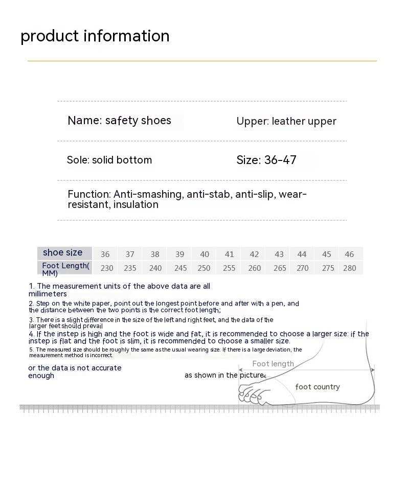 Rotating Button Lace- Rotating Button Lace-up Free Safety Shoes J&E Discount Store