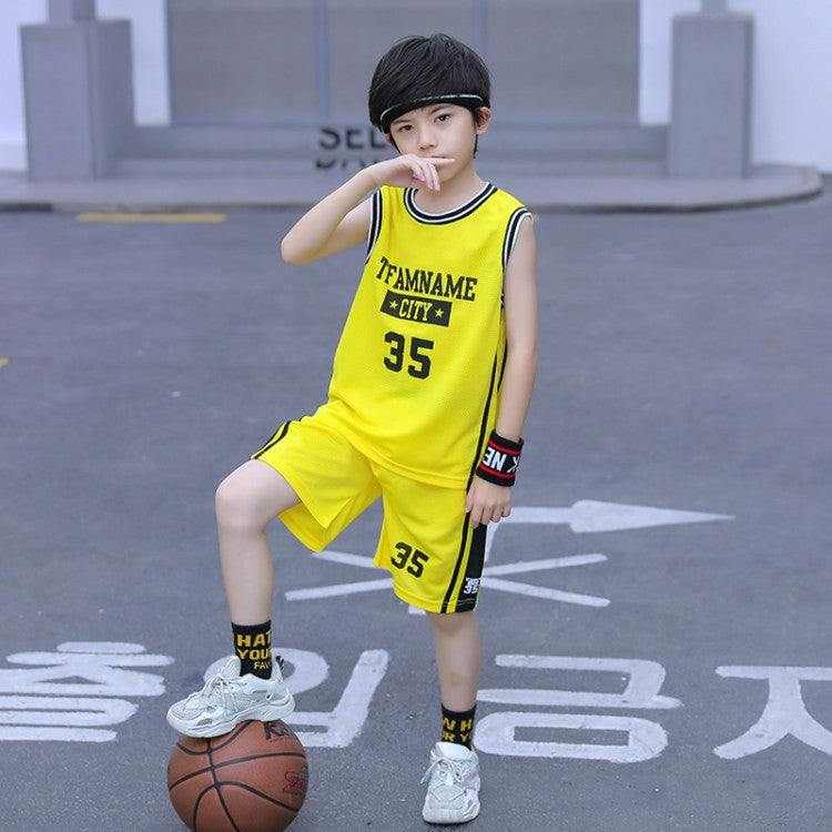 Sleeveless Two-piece Suit Quick-drying Boy Polo Shirt Suit