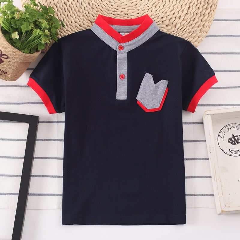 Boys Tri-color Pocket Tops Boys Tri-color Pocket Tops J&E Discount Store