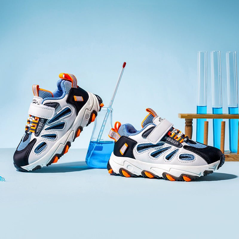 small white shoes boy'' Charming girl''s shoes big children''s four seasons sports shoes new l J&E Discount Store