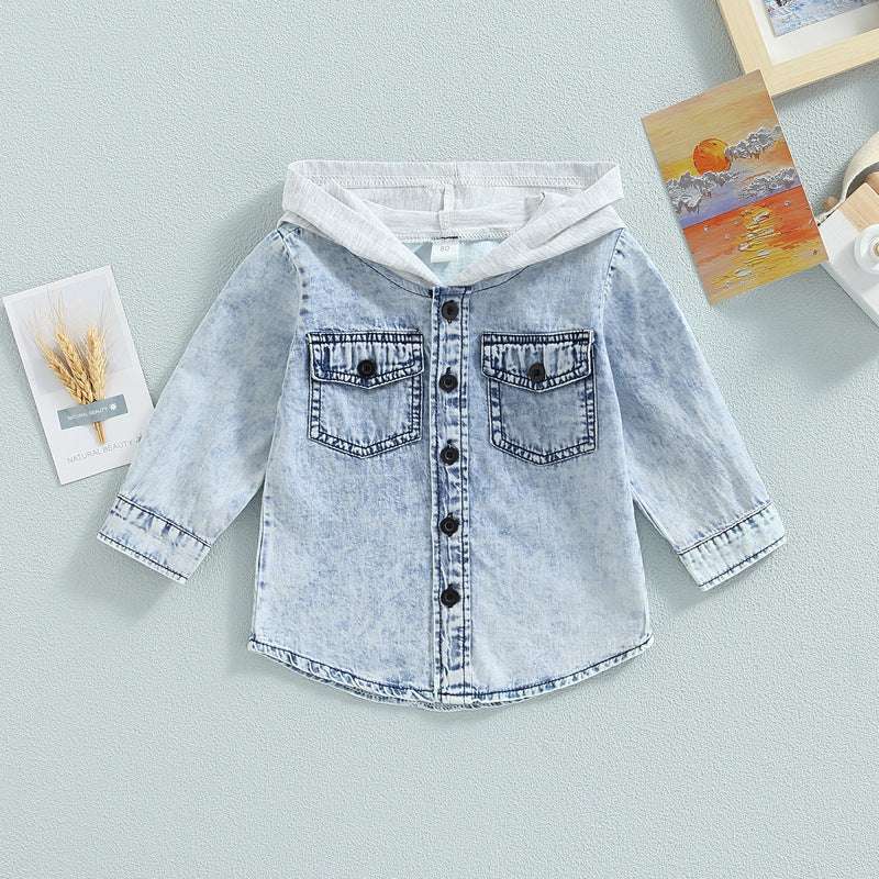 cute Cowboy Hood Jean Jacket with cute Cowboy Hood J&E Discount Store