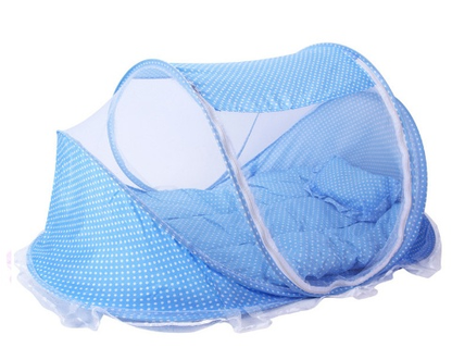 Foldable Baby Bed Net Foldable  Baby Bed Net With Pillow Net 2pieces Set J&E Discount Store 