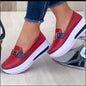 Pure Color Low-top Casual Round Toe Platform Shoes Pure Color Low-top Casual Round Toe Platform Shoes J&E Discount Store 