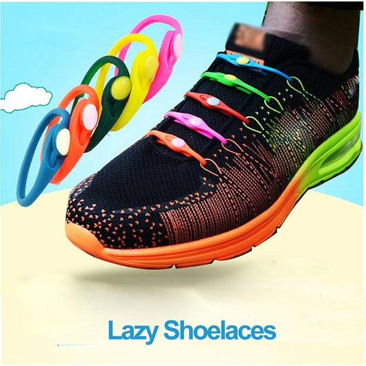 Silicone Elastic Multi-size Horn-shaped Shoelaces Silicone Elastic Multi-size Horn-shaped Shoelaces J&E Discount Store 