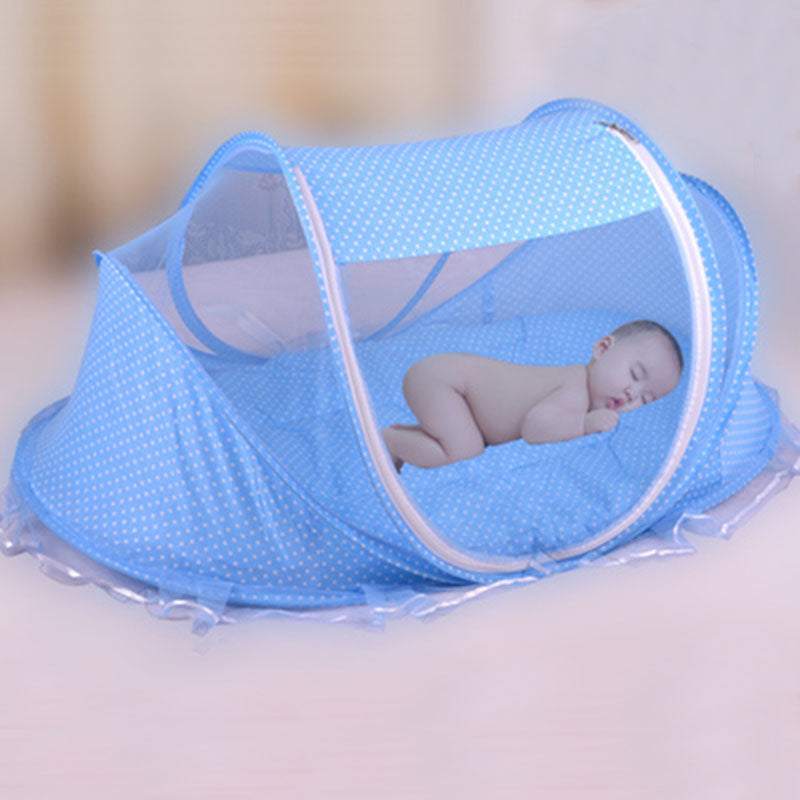 Foldable Baby Bed Net Foldable  Baby Bed Net With Pillow Net 2pieces Set J&E Discount Store 