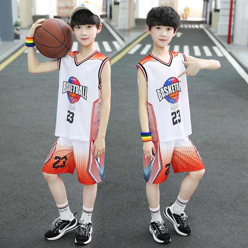 Sleeveless Two-piece Suit Quick-drying  Boy Polo Shirt Suit