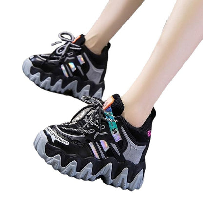 Shoes Platform Platform Casual Sports Shoes Inner Height Women's Shoes Platform Platform Casual Sports Shoes J&E Discount Store 