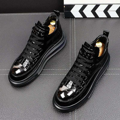 High-Top Shoes Fashion High-Top Shoes Fashion All-Match Trendy Men's Casual Short Boots J&E Discount Store 