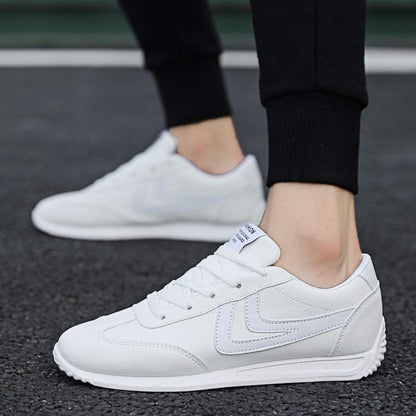 Korean Style Trendy Shoes Breathable Mens’s Breathable All-Match White Shoes J&E Discount Store 