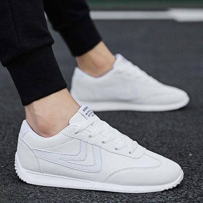 Korean Style Trendy Shoes Breathable Mens’s Breathable All-Match White Shoes J&E Discount Store 