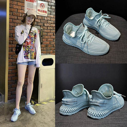 Fashion Candy Color Women Sneakers Tenis Feminino Casual Shoes Women Breathable Mesh Sneakers Women Yellow Red Basket Femme Fashion Candy Color Women Sneakers Tenis Feminino Casual Shoes Women B J&E Discount Store 