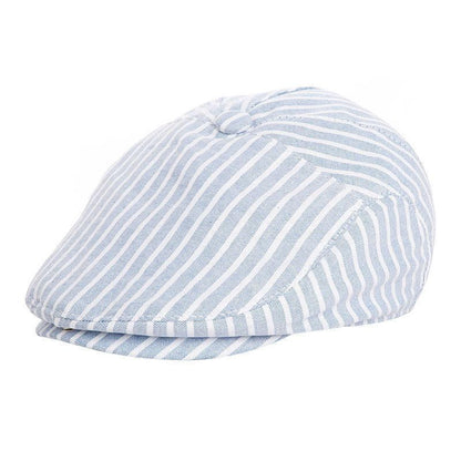 White-Tweed Stripped Hat