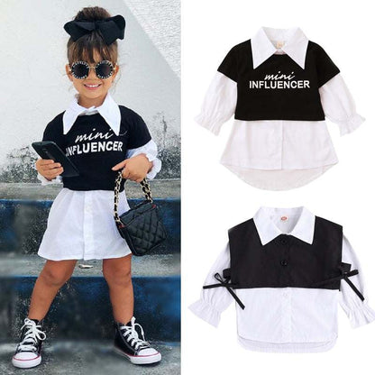 FOCUSNORM Autumn Infant Baby Girls Dress FOCUSNORM  Autumn Infant Baby Girls Dress  T Shirts J&E Discount Store 