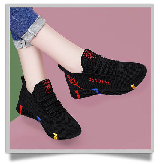 Net Red Light Casual Shoes Net Red Light Casual Shoes Non-Slip Soft Sole Shoes J&E Discount Store 