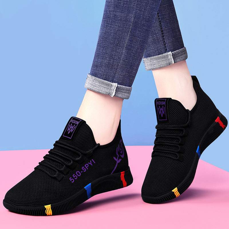 Net Red Light Casual Shoes Net Red Light Casual Shoes Non-Slip Soft Sole Shoes J&E Discount Store 