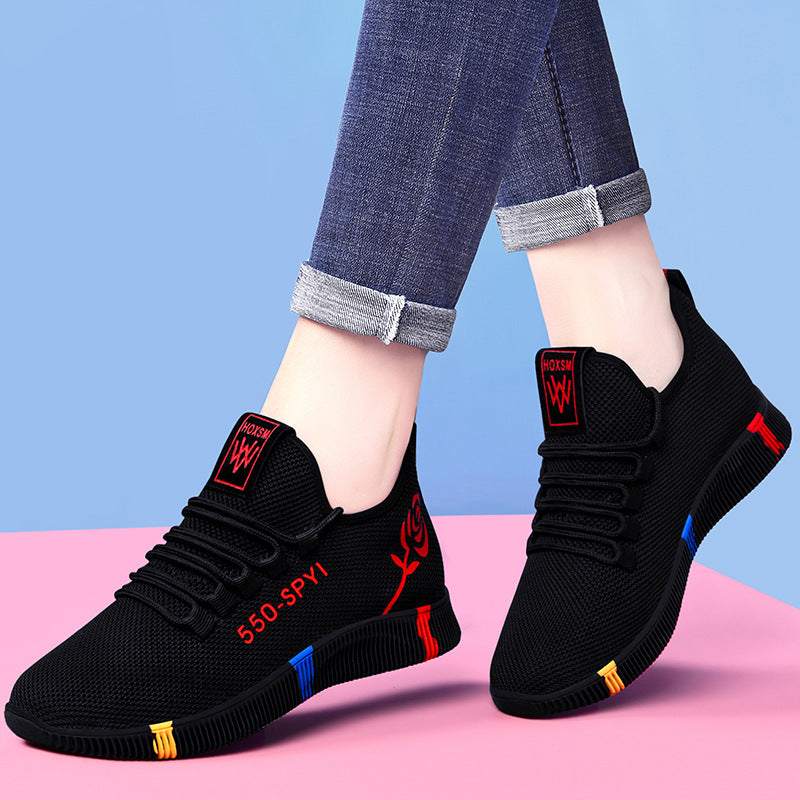 Net Red Light Casual Shoes Net Red Light Casual Shoes Non-Slip Soft Sole Shoes J&E Discount Store 