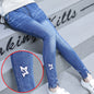 Pointed Star Skinny Jeans Korean Children"s Clothing Girls" Spring New Fashion Five Pointed Star J&E Discount Store 