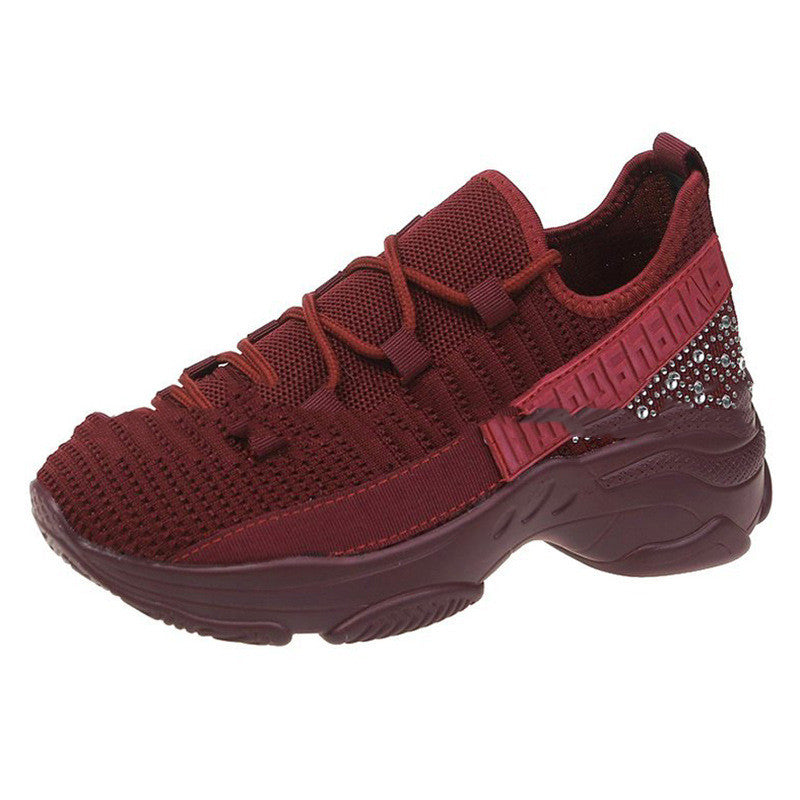 Shoes Casual Mesh Breathable Sports Running Shoes Flying Woven Shoes Women'S Women'S Shoes Casual Mesh Breathable Sports J&E Discount Store 