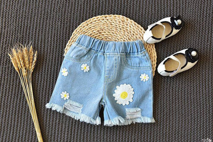 -piece summer children' Girls two-piece summer children's clothing girls short-sleeved T-shirt J&E Discount Store 