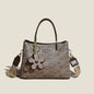 Printed Tote Bag Printed Tote Bag With Flower Pendant New Temperament Shoulder Bag For  J&E Discount Store 