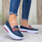 Pure Color Low-top Casual Round Toe Platform Shoes Pure Color Low-top Casual Round Toe Platform Shoes J&E Discount Store 