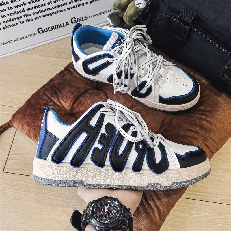 Men Men And Women Low-top Letter Niche Board Shoes J&E Discount Store 