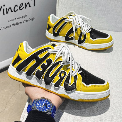 Men Men And Women Low-top Letter Niche Board Shoes J&E Discount Store 