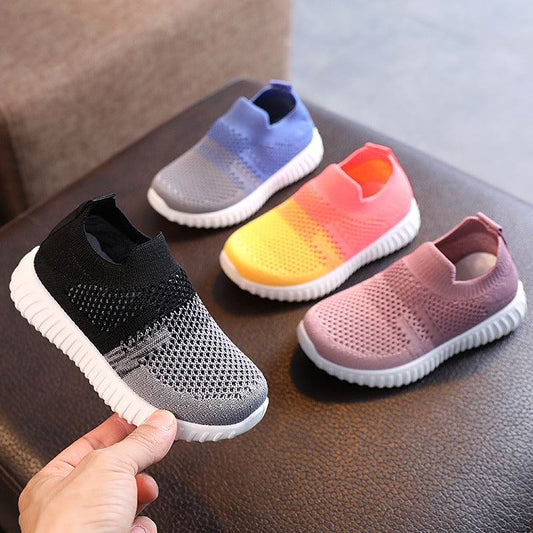 Toddler Shoes Multicolor Knitted Casual Sneakers Toddler Shoes Multicolor Knitted Casual Sneakers J&E Discount Store 