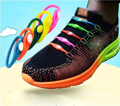 Silicone Elastic Multi-size Horn-shaped Shoelaces Silicone Elastic Multi-size Horn-shaped Shoelaces J&E Discount Store 