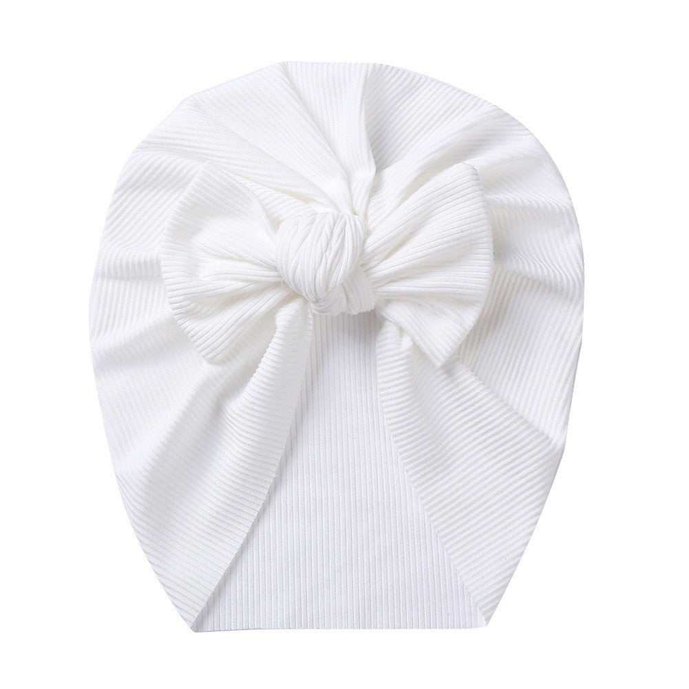 Square Bow Baby Thread Cotton Pullover Hat New Square Bow Baby Thread Cotton Pullover Hat J&E Discount Store 