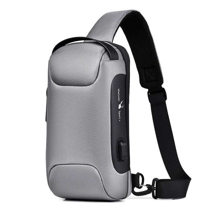Waterproof USB Anti-theft Oxford Crossbody Shoulder Bag Waterproof USB Anti-theft Oxford Crossbody Shoulder Bag J&E Discount Store 