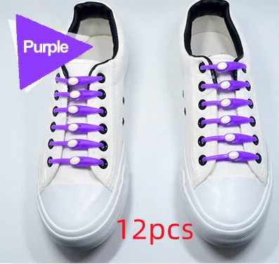 Silicone Elastic Multi-size Horn-shaped Shoelaces Silicone Elastic Multi-size Horn-shaped Shoelaces J&E Discount Store 