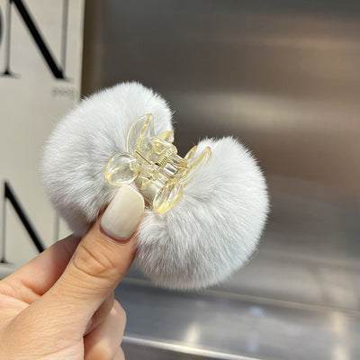 Elegant Pompons Barrettes Back Head Elegant Pompons Barrettes Back Head J&E Discount Store 