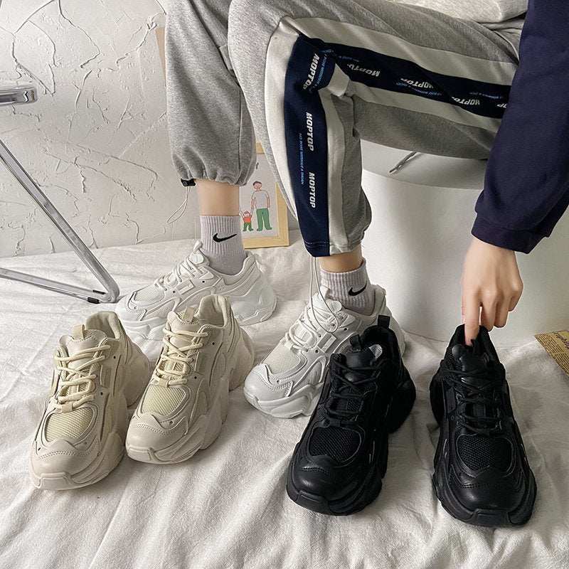 Style Korean Fashion Breathable Platform Sneakers New Style Korean Fashion Breathable Platform Sneakers J&E Discount Store 