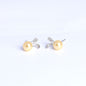Rabbit Earring Jewelry 925 Silver Pearls Stud Earing Rabbit Earring Jewelry 925 Silver Pearls Stud Earing For Kids Children J&E Discount Store 