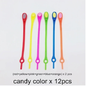 Silicone Elastic Multi-size Horn-shaped Shoelaces Silicone Elastic Multi-size Horn-shaped Shoelaces J&E Discount Store 