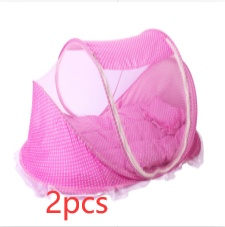 Foldable Baby Bed Net Foldable  Baby Bed Net With Pillow Net 2pieces Set J&E Discount Store 