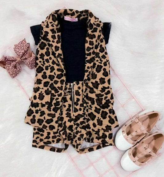 Leopard print suit Leopard print suit for children J&E Discount Store 