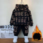 Winter Clothes Children's Baby Thickened Sweater Two-piece Set