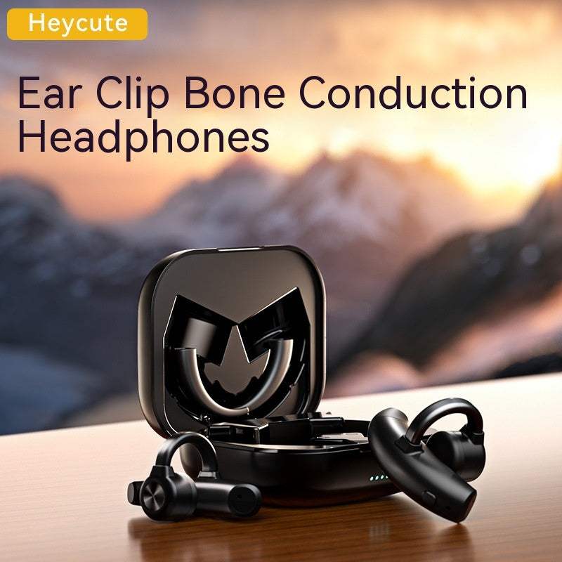 GW1 Bone Conduction Clip- GW1 Bone Conduction Clip-on Wireless Bluetooth Headset J&E Discount Store 