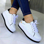 casual sneaker white with black trim