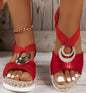 Women's Wedge Peep Toe Casual Sandals