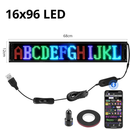 Cell Phone- USB Programmable LED Pixel Matrix Soft Screen LED Customizable Sign!!! Controlled right from your Cell Phone- USB Pr J&E Discount Store 