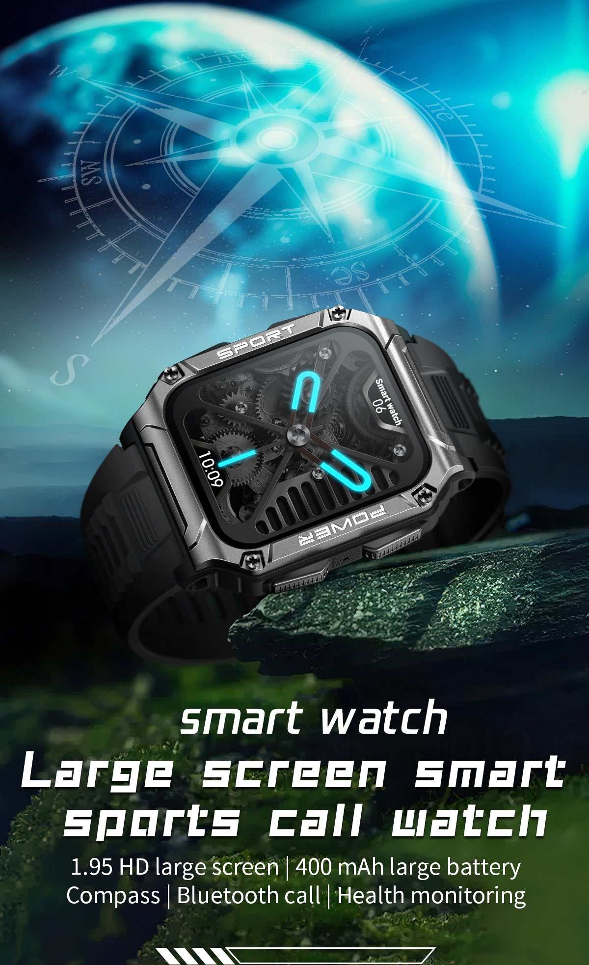 Sport Smart Watch W/ Multiple Tracking Features- J&E Discount Store