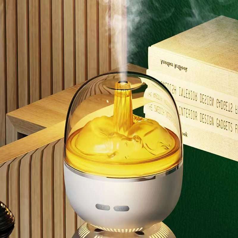 Air Humidifier Essential Oil Ultrasonic Aromatherapy Atomizer Colorful Light Heavy Fog Volume Office Home Accessories - J&E Discount Store