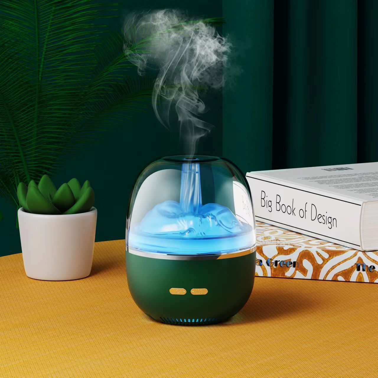 Air Humidifier Essential Oil Ultrasonic Aromatherapy Atomizer Colorful Light Heavy Fog Volume Office Home Accessories - J&E Discount Store