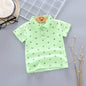 Korean Short Sleeve Anchor Print Little Boy's Korean Short Sleeve T-Shirt J&E Discount Store 